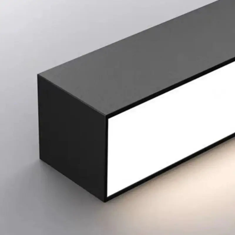 Modern black and metallic led ceiling light with rectangular matte finish ideal for living room decorbites led ceiling
