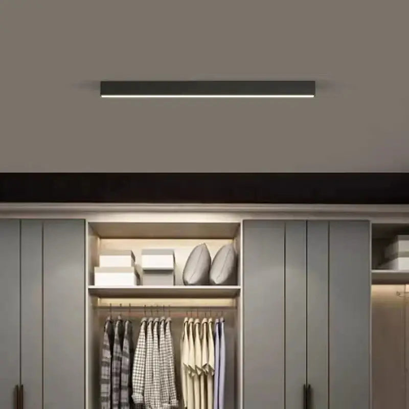 Modern black and metallic decorbites led ceiling light with sleek matte finish for living room ceiling light decor