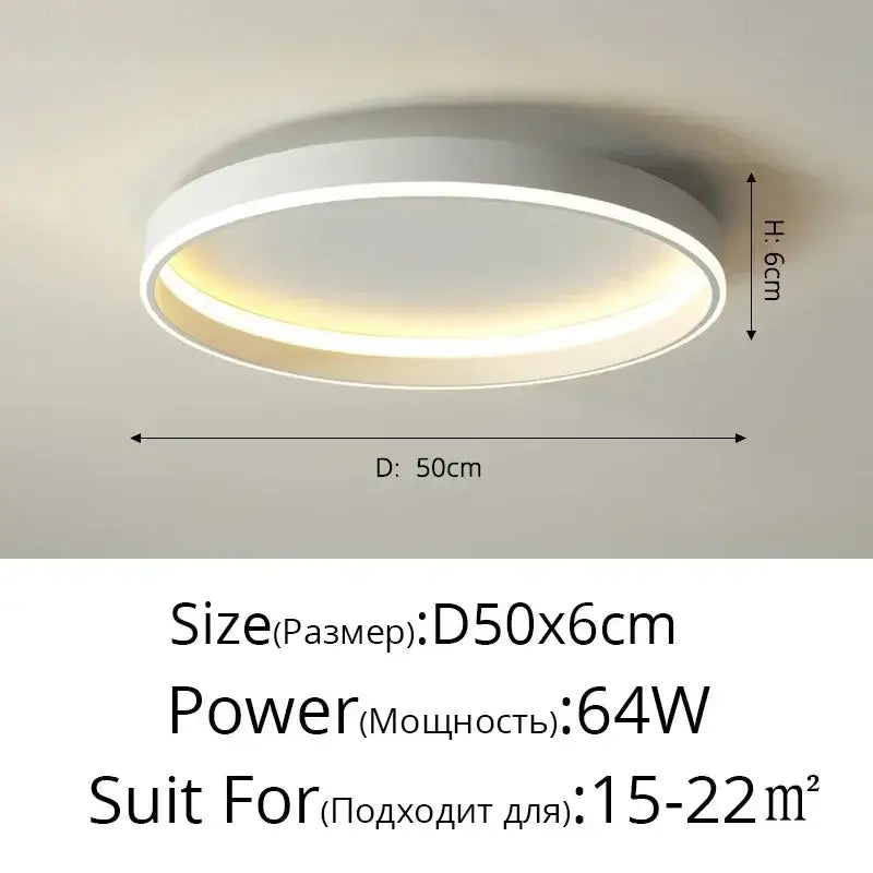 Modern black circular led ceiling light with sleek minimalist design and warm glow for living room decorbites circular led ceiling lights