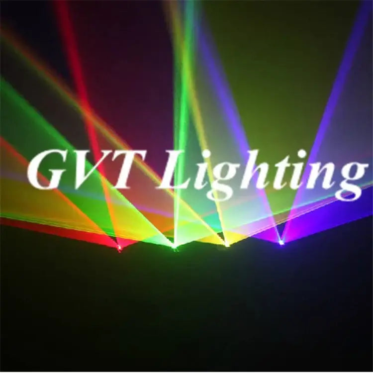 Modern black color laser light disco radium spotlights with vibrant rainbow beams for stage decor and light disco radium effects