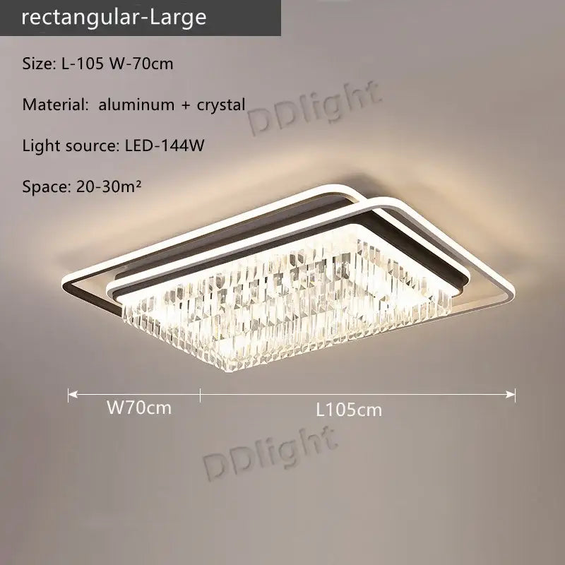 Modern black crystal industrial pendant chandelier set with rectangular aluminum frame and cascading crystal accents for living room decorbites crystal industrial lighting