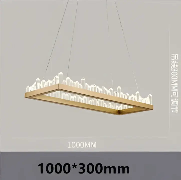 Modern black crystal led pendant light with gold-toned metal frame and white led bulbs for elegant pendant lights decorbites crystal led