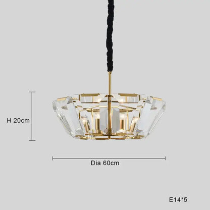 A modern black crystal pendant chandelier with gold-toned metal frame and clear faceted glass for luxe dining decorbites black crystal