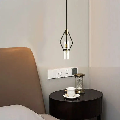 Modern black and gold pendant lights with clear glass e27 center ideal for dining room decorbites clear glass lighting