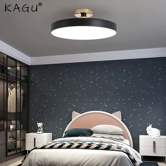 Modern black and gold led ceiling lamp with circular design for living room decorbites led ceiling lamp style