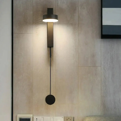 Modern black and gold metallic flush mount wall lighting with matte black geometric mount wall sconce for bedroom