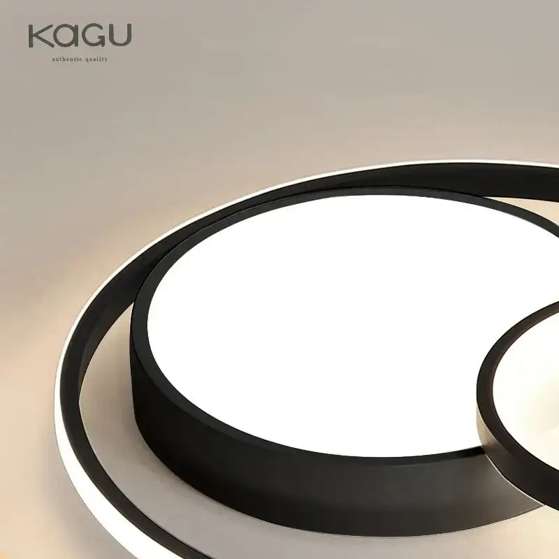 Modern black led ceiling lights with a sleek minimalist design and concentric ring pattern for living room decorbites black modern
