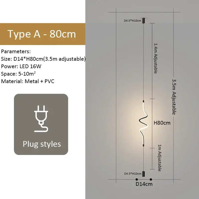 Adjustable led floor lamp with sleek curved white light fixture and metal base complement decorbites black modern pendant light