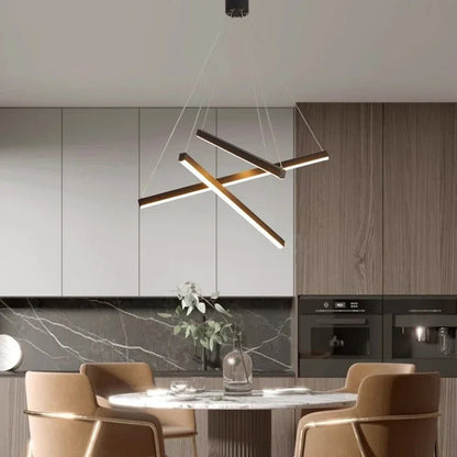 Modern Black Multi-Light LED Pendant Chandelier - Decorbites