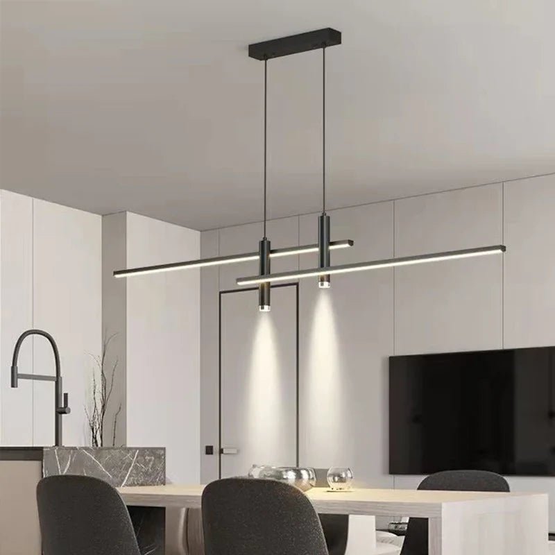 Modern Black or Gold Dimmable LED Pendant Light - Decorbites
