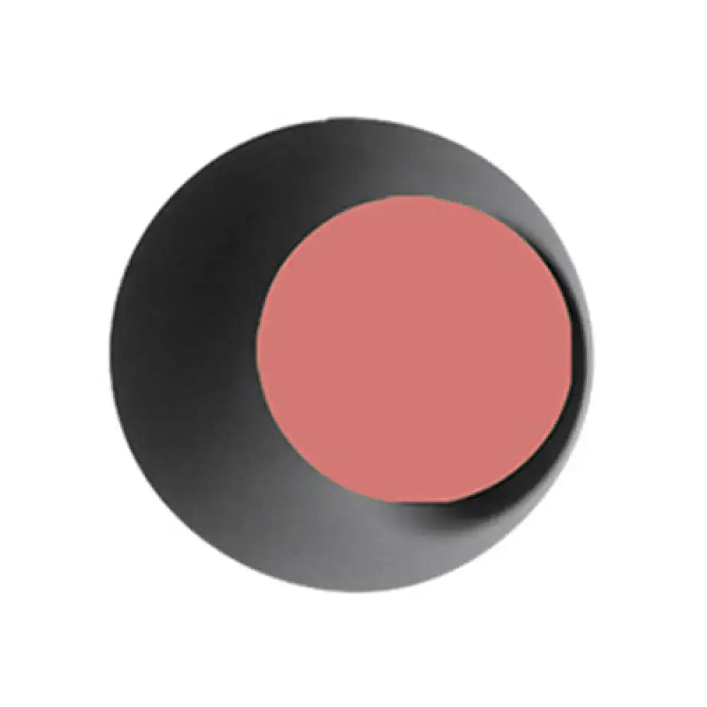 A sleek black and pink circular circle sconce light fixture with soft rose pink blush for bedroom wall lighting