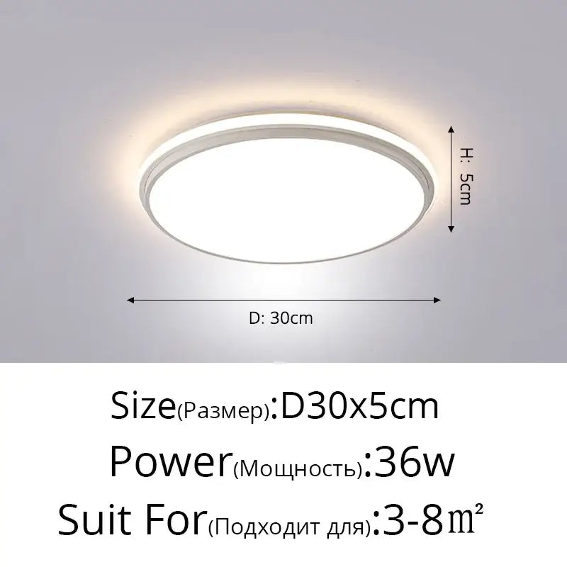 Modern black rectangular led ceiling lamps featuring a circular white led ceiling light with a sleek silver frame for decorbites ceiling lamps
