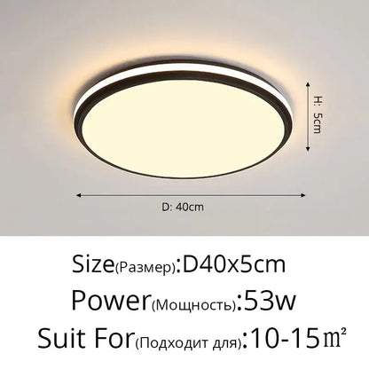 Modern black rectangular ceiling lamps with sleek frame and warm white led illumination for living room decorbites led ceiling