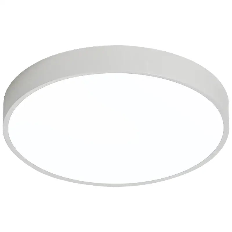 Modern white circular ceiling light with sleek minimalist design for bedroom decorbites dimmable led ceiling light