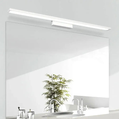 Modern black and white led vanity lamp bathroom light fixture with sleek minimalist design for mirror illumination