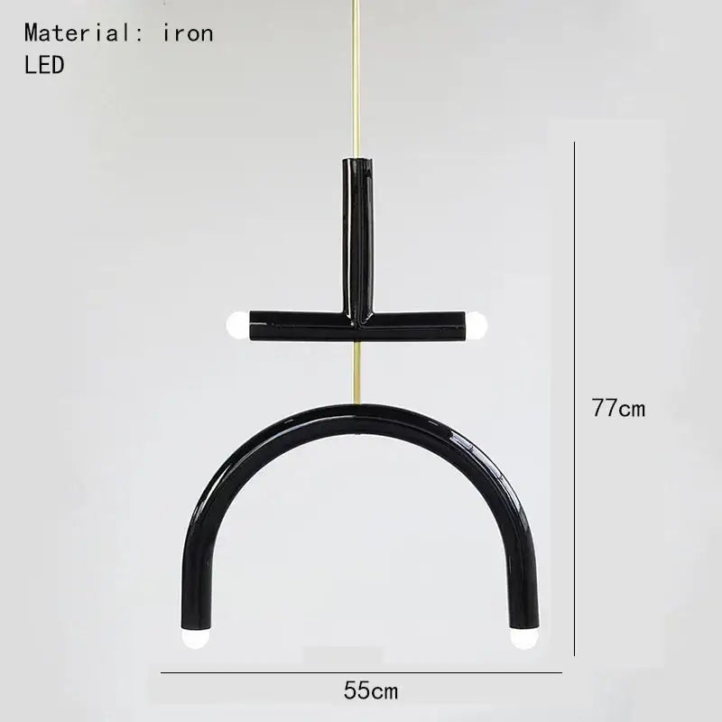Modern blue and wood pendant lamp with black iron minimalist geometric design and glowing led bulbs for dining room decorbites colorful metal