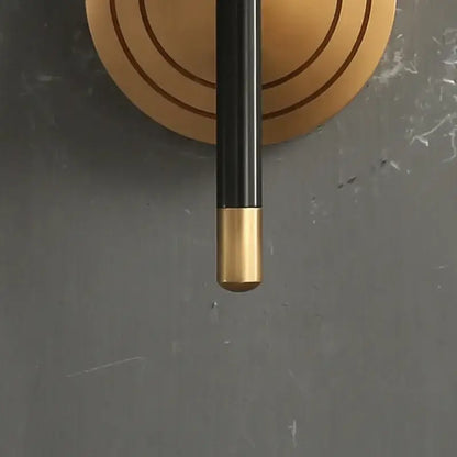 Modern brass and copper wooden wall light with sleek black and gold finish and copper wooden frame decorbites copper wooden