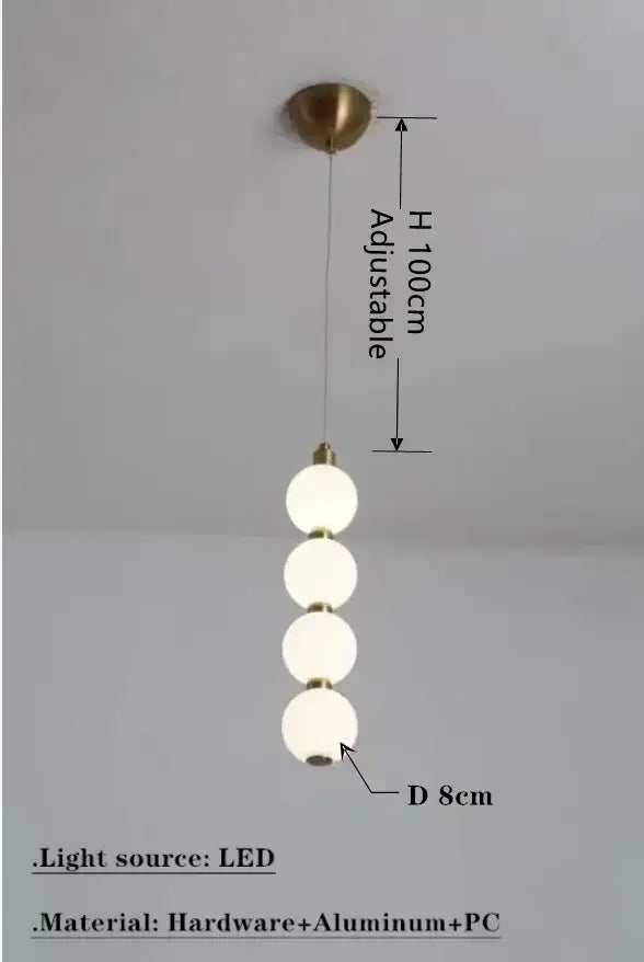 Adjustable modern brass circle ring led pendant light with four frosted globes for dining room decorbites circle ring
