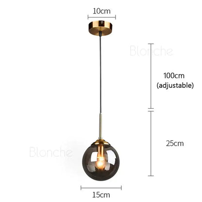 Modern brass glass ball pendant lights featuring dark smoked glass globes and polished brass accents for dining room decorbites glass ball pendant