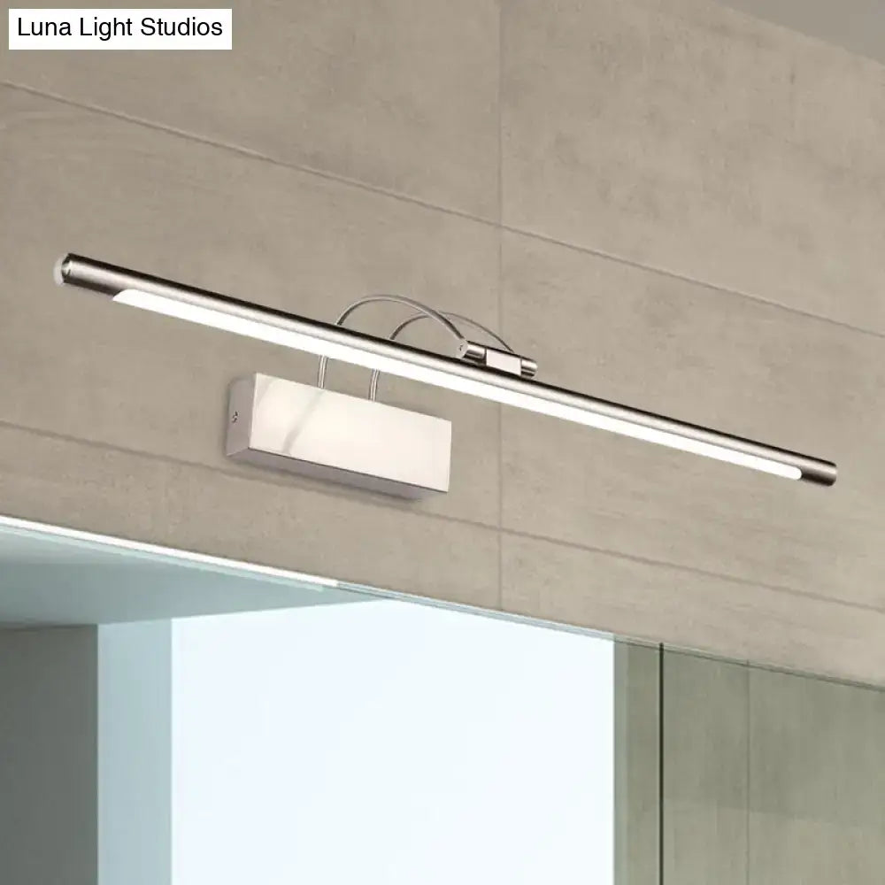 Modern brushed brass led wall light with chrome finish sleek rectangular design and integrated white diffuser panel