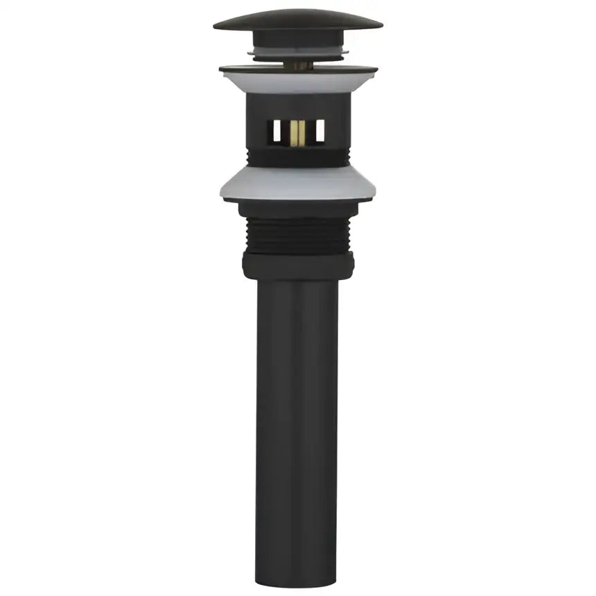 Black matte-finish bathroom sink drain with sleek modern design and metallic accents for decorbites brushed gold faucet swivel sink