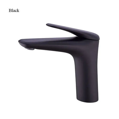 Modern black matte basin faucet mixer tap with sleek minimalist design for bathroom decorbites basin faucet