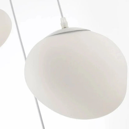 Modern Brushed Stainless Acrylic Multi-Head Pendant Light - Decorbites