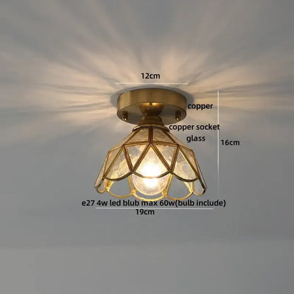 Modern butterfly glass tiffany ceiling light featuring vintage copper and geometric glass shade for stylish decorbites butterfly glass decor