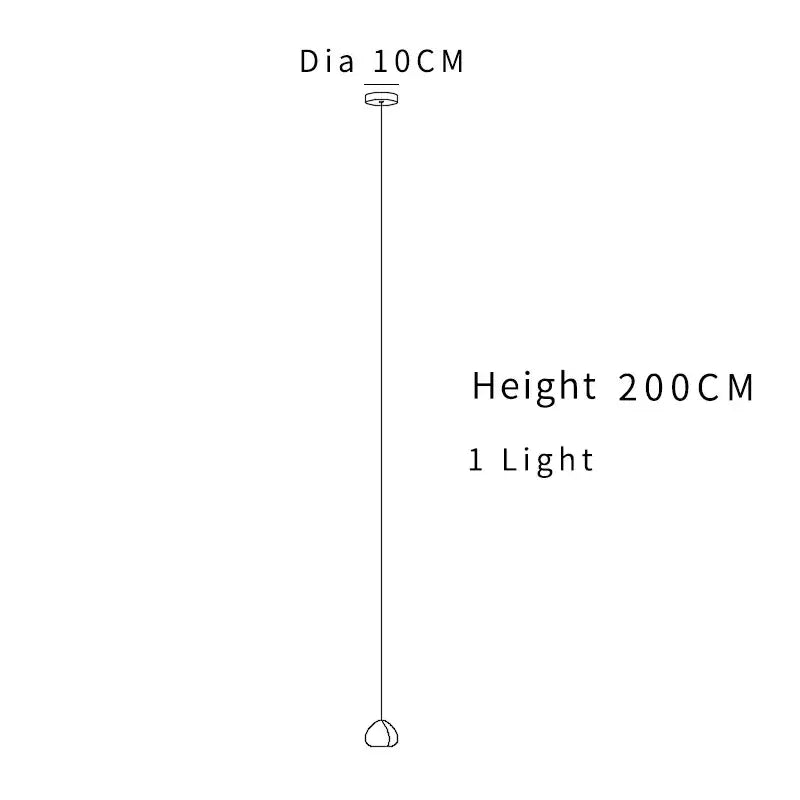 Minimalist pendant light with 10cm circular top and spherical bulb for modern interiors decorbites crystal ball chandelier