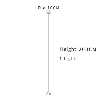 Minimalist pendant light with 10cm circular top and spherical bulb for modern interiors decorbites crystal ball chandelier