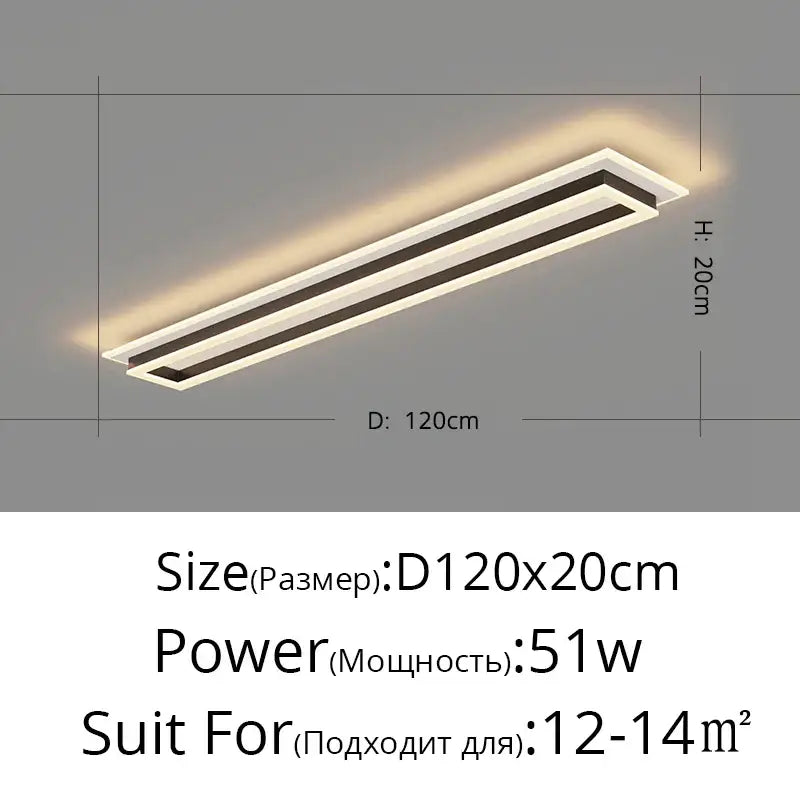 Modern chrome and black rectangular dimmable led chandelier with sleek design emitting warm ambient light for living room decorbites dimmable led