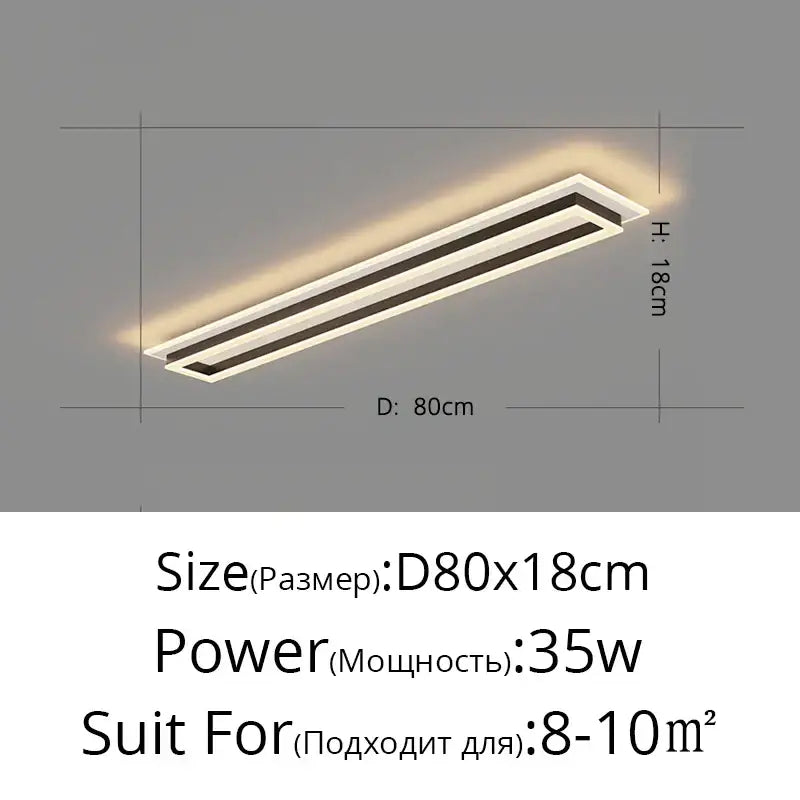 Modern chrome and black rectangular dimmable led chandelier with sleek design emitting warm ambient light for living room decorbites dimmable led