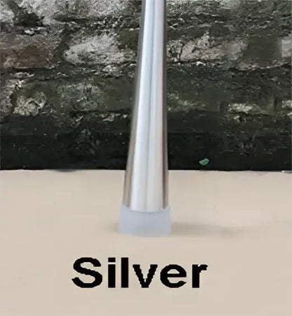 Silver-colored sleek metallic spike with rounded base for modern chrome conical pendant light 5 pack decorbites pendant light