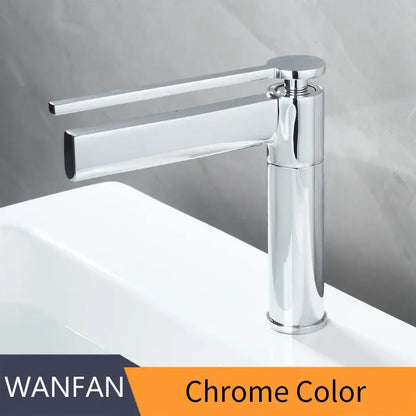 Modern chrome single handle basin faucet with two horizontal spout arms by decorbites basin faucet for bathroom sink mixer