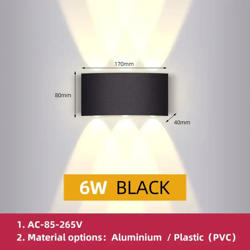 Modern circular black solar led wall light with three warm white beams for garden decorbites led wall light decor