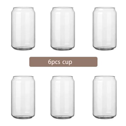Modern clear glass cups with sleek cylindrical design and bamboo lids perfect for kitchen drinking decorbites glass cup