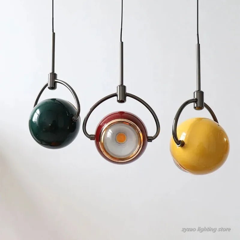 Modern Colorful Aluminum Mini Pendant Light - Decorbites