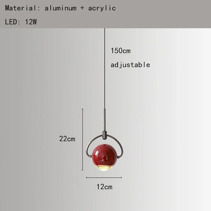 Modern Colorful Aluminum Mini Pendant Light - Decorbites