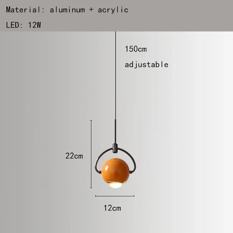Modern Colorful Aluminum Mini Pendant Light - Decorbites
