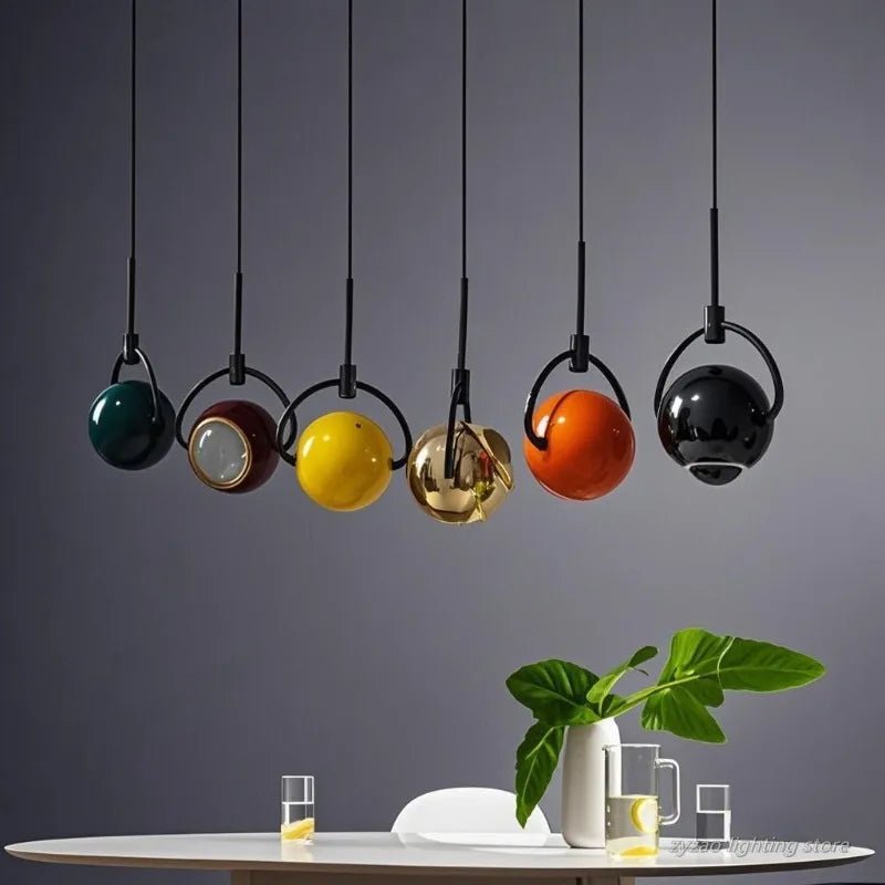 Modern Colorful Aluminum Mini Pendant Light - Decorbites