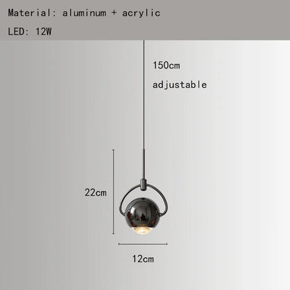 Modern Colorful Aluminum Mini Pendant Light - Decorbites