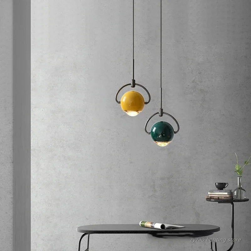 Modern Colorful Aluminum Mini Pendant Light - Decorbites