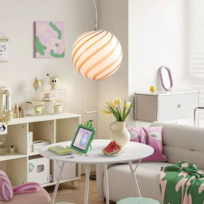 Modern Colorful Glass Ball Pendant Light - Decorbites