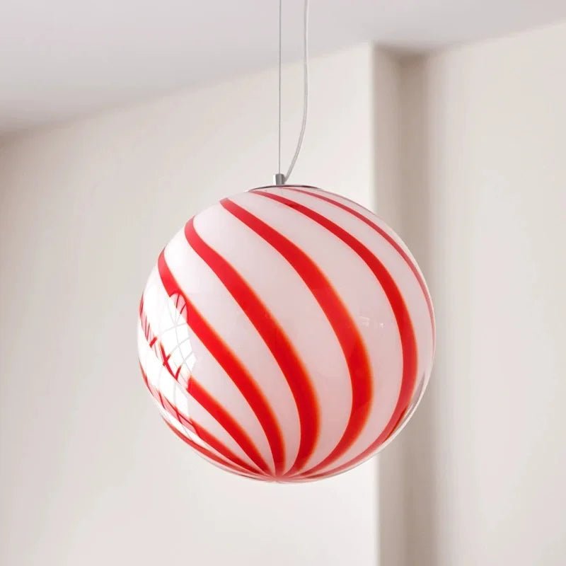 Modern Colorful Glass Ball Pendant Light - Decorbites