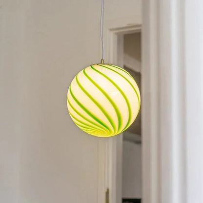 Modern Colorful Glass Ball Pendant Light - Decorbites