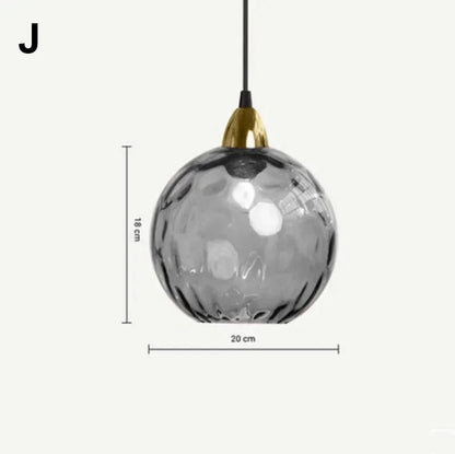 Modern Colorful Glass Pendant Light in Polished Chrome - Decorbites