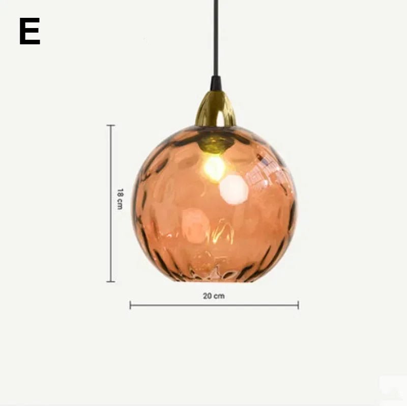 Modern Colorful Glass Pendant Light in Polished Chrome - Decorbites