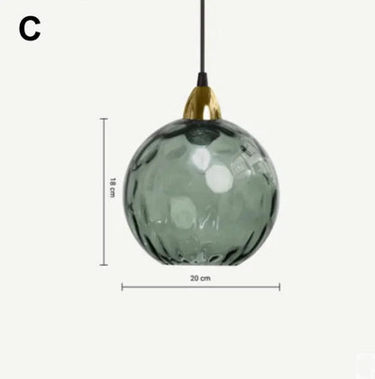 Modern Colorful Glass Pendant Light in Polished Chrome - Decorbites