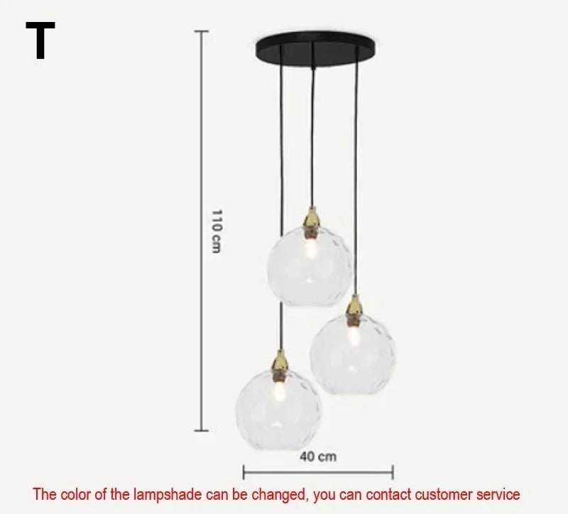 Modern Colorful Glass Pendant Light in Polished Chrome - Decorbites