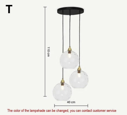 Modern Colorful Glass Pendant Light in Polished Chrome - Decorbites